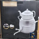 نمای بسته بندی ست کتری و قوری راسل مدل ۱۱۸s گنجایش ۴ لیتر گنجایش ۰.۸ لیتر اصل برچسب و بسته بندی