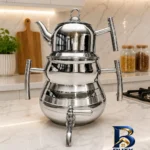 نمای بسته بندی ست کتری و قوری سرهوم مدل 10103 با گنجایش 5 لیتر 0.7 لیتر برچسب و بسته بندی