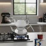 نمای بسته بندی ست کتری و قوری سوما مدل ۳۰۴S گنجایش ۲/۵ لیتر گنجایش ۱/۵ لیتر اصل برچسب و بسته بندی