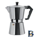 نمای بسته بندی قهوه جوش موکا مدل Coffettiera 6 Cups با طراحی خاص برچسب و بسته بندی