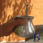 نمای بسته بندی قوری زرین مدل پردیس با گنجایش یک لیتر برچسب و بسته بندی