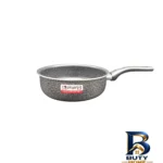 نمای بسته بندی تابه تفلون تابان با روکش گرانیت و دسته سیلیکونی برچسب و بسته بندی
