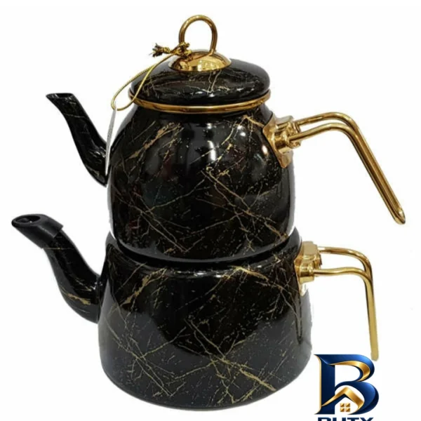 نمای بسته بندی ست کتری و قوری پاچی مدل Ms۱۱۵۵ اصل برچسب و بسته بندی