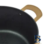 نمای کناری سرویس قابلمه و تابه گرانیتی ۱۱ پارچه بی وی کی مدل گلکسی کد VK۷۱۴۶۱۱ اصل پروفایل و ساختار