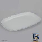 نمای کناری سرویس غذاخوری ۲۷ پارچه ۶ نفره چینی زرین ایران مدل کواترو ورنیکا باکیفیت پروفایل و ساختار