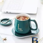 نمای کناری ماگ حرارتی لاکی مدل Energy Saving با صفحه گرم کن برقی پروفایل و ساختار