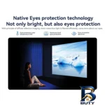 نمای کناری ویدئو پروژکتور ونبو مدل T۲ MAX NEW اصل پروفایل و ساختار