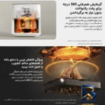 نمای در اتاق هواپز ۶.۵ لیتر شیائومی مدل MAF۱۰ اصل سبک دیواری و مرجع اندازه