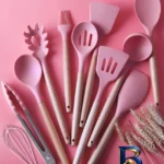 نمای جلو سرویس کفگیر و ملاقه ۱۲ پارچه وون مدل KITCHEN LIFE-۱۰۰۷ اصل برچسب کیسه و وزن