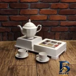 نمای جلو جعبه دمنوش دکورستیک مدل جانان کد 1003 طراحی و جزئیات کلیدی