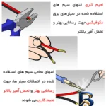نمای بالا کابل سیار مدل ULTRA POWER با طول ۲۰ متر طرح و تن رنگ