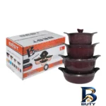 نمای بسته بندی سرویس پخت و پز ۸ پارچه بِست مدل 428 برچسب و بسته بندی