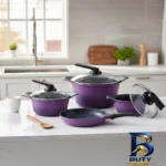 نمای جزئیات سرویس پخت و پز هفت پارچه رویچن مدل 7PSET پرداخت و جزئیات مواد