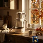 نمای کناری چای ساز روی هم میگل مدل GTS 070 پروفایل و ساختار