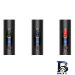 نمای جلو جارو شارژی هوشمند دایسون مدل Fluffycones Pencilvac درجه و بسته بندی زعفران