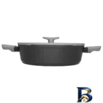 نمای جلو سرویس قابلمه و تابه گرانیت 9 پارچه مدل لیدوما leo طراحی و جزئیات کلیدی