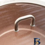 نمای جلو سرویس قابلمه و تابه گرانیت ۲۵ پارچه ام جی اس مدل B کد GB۲۵۱۴ اصل طراحی و جزئیات کلیدی