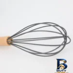 نمای جلو سرویس کفگیر و ملاقه ۱۲ پارچه مدل NDI۱۳۷۴ اصل برچسب کیسه و وزن