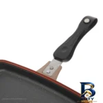 نمای جزئیات تابه رژیمی تکنو ونوس با روکش گرانیتی و در آلومینیومی پرداخت و جزئیات مواد
