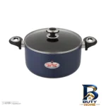نمای جلو سرویس پخت و پز ۷ پارچه زرساب مدل گرانیتا با تابه وک هدیه طراحی و جزئیات کلیدی