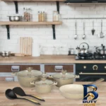نمای جلو سرویس پخت و پز 9 پارچه کاندید مدل اوربیت طراحی و جزئیات کلیدی