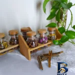 نمای جزئیات ست جای ادویه ۳ پارچه مدل نیلوکس کد STN۰۱۵۴۵ اصل پرداخت و جزئیات مواد