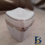 نمای جزئیات نمک پاش چینی مدل کد 13 بسته 6 عددی پرداخت و جزئیات مواد