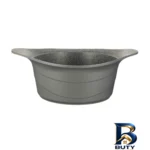نمای جزئیات قابلمه عروس دیاکو با روکش گرانیت و در شیشه ای پرداخت و جزئیات مواد