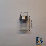 نمای بسته بندی نمک پاش پیشگامان مدل ایتالیایی بسته ۲ عددی برچسب و بسته بندی