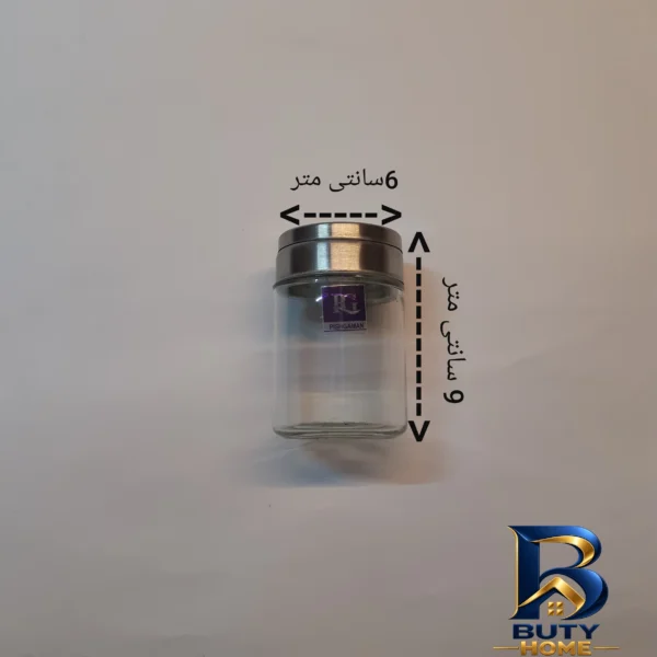 نمای بسته بندی نمک پاش پیشگامان مدل ایتالیایی بسته ۲ عددی برچسب و بسته بندی