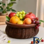 نمای جزئیات سبد میوه زیبا مدل خوشه چین کد NEW۳ اصل پرداخت و جزئیات مواد