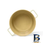 نمای جزئیات قابلمه نیوفلیم FIKA با طراحی نچسب و کفه سه لایه پرداخت و جزئیات مواد