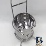 نمای جزئیات جاقاشقی مدل بلوط طرح دایره کد YP-۱GHOLO-GERD-۳۳CM اصل پرداخت و جزئیات مواد