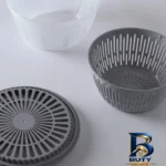 نمای جزئیات سبزی خشک کن دستی مادام کوکو مدل Brent پرداخت و جزئیات مواد