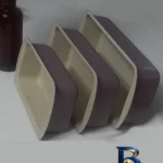 نمای جزئیات قالب کیک به گز مدل لوف مستطیل مجموعه ۳ عددی پرداخت و جزئیات مواد