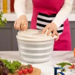 نمای جزئیات سبزی خشک کن دستی مدل LP۹۹۲ اصل پرداخت و جزئیات مواد