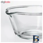 نمای جزئیات کاسه شیشه ای ایکیا مدل VARDAGEN پرداخت و جزئیات مواد