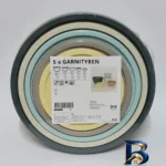 نمای جزئیات ظرف نگهدارنده ایکیا مدل Garnityren کد 604.801.29 مجموعه ۵ عددی پرداخت و جزئیات مواد