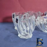 نمای جزئیات سرویس چای خوری ۷ پارچه مدل اسکوئر با کیفیت پرداخت و جزئیات مواد