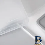 نمای جزئیات ظرف نگهدارنده پلاستیکی مادام کوکو مدل Boonn برای یخچال بسته ۲ عددی پرداخت و جزئیات مواد