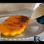 نمای جزئیات قالب کیک بیضی مدل شارلوت صاف پرداخت و جزئیات مواد