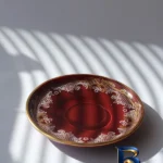 نمای جزئیات ست فنجان و نعلبکی ۱۲ پارچه مدل IK/D/RED پرداخت و جزئیات مواد