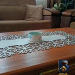 نمای جزئیات سرویس چای خوری گلدار مدل سرامیکی مجموعه 5 عددی پرداخت و جزئیات مواد