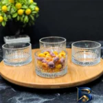 نمای جزئیات پیاله پاشاباغچه مدل ELYSIA کد 530038 بسته ۴ عددی پرداخت و جزئیات مواد
