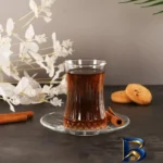 نمای جزئیات ست فنجان و نعلبکی ۱۲ پارچه پاشاباغچه مدل الیسا کد 950054 پرداخت و جزئیات مواد