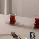 نمای جزئیات سرویس چای خوری ۱۲ پارچه شش نفره مادام کوکو مدل Ravenna پرداخت و جزئیات مواد