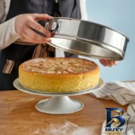 نمای جزئیات قالب کیک ایکیا مدل VINTERROCKA با طراحی دایره ای پرداخت و جزئیات مواد