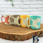 نمای جزئیات لیوان زیبا مدل اسب کد HS۱۲ اصل پرداخت و جزئیات مواد