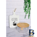 نمای جزئیات ظرف شیشه ای نگهدارنده لیمون کد 2177 پرداخت و جزئیات مواد
