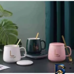 نمای جزئیات ماگ حرارتی لاکی مدل Temperature Cup پرداخت و جزئیات مواد